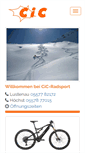 Mobile Screenshot of cic-sport.com